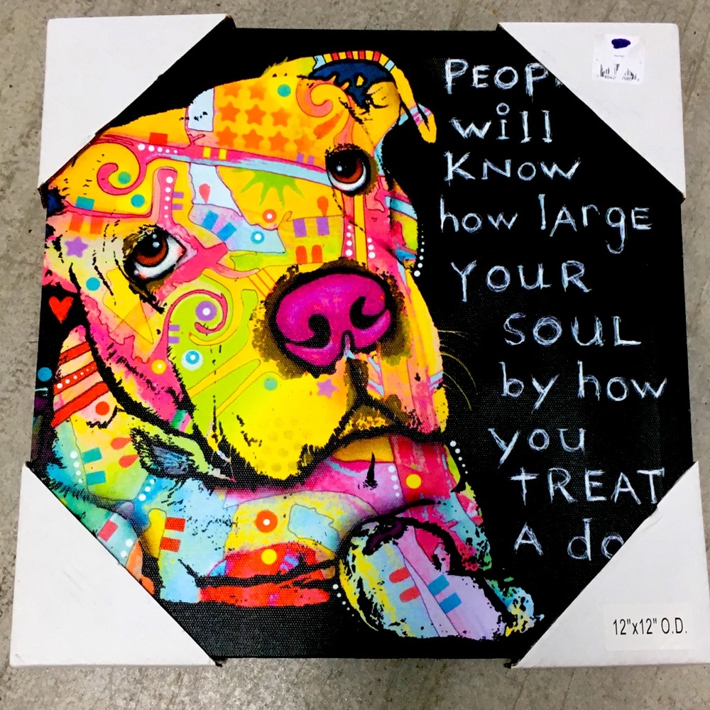 NIB dog wall decor